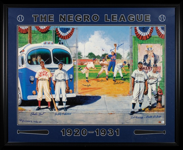 Lot 1215 Baseball: Negro League Lithograph