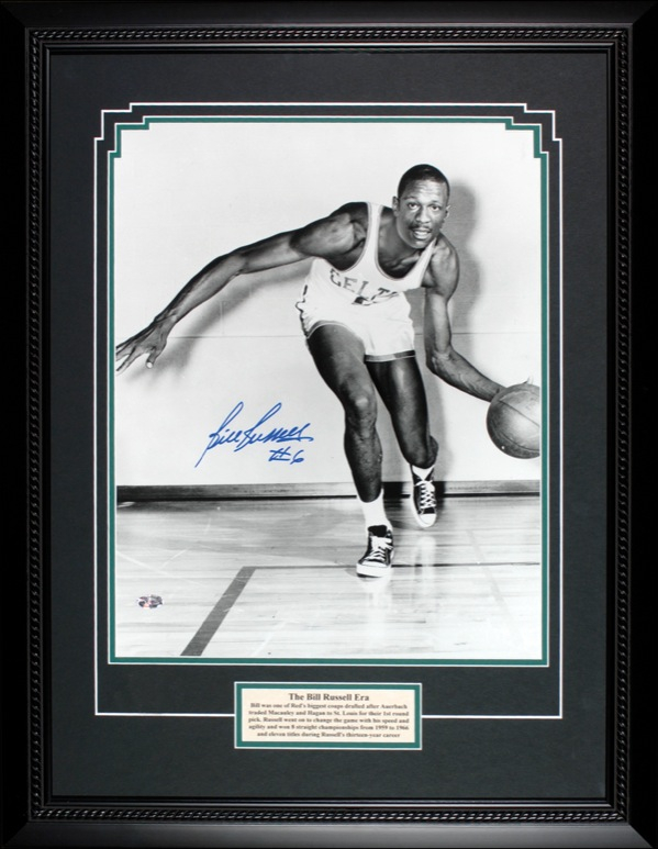Lot 1516 Bill Russell Signed Photograph