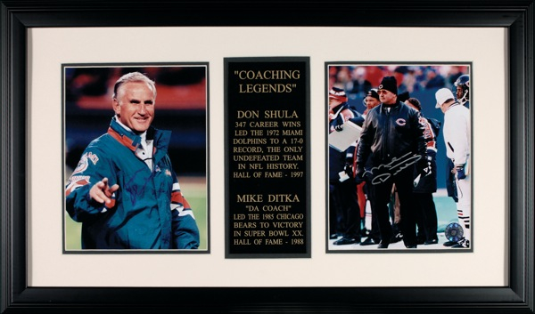 Lot 1530 Don Shula and Mike Ditka Group Lot