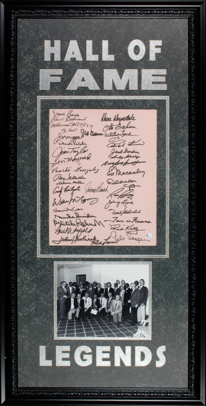 Lot 1378 Hall of Famers Signature