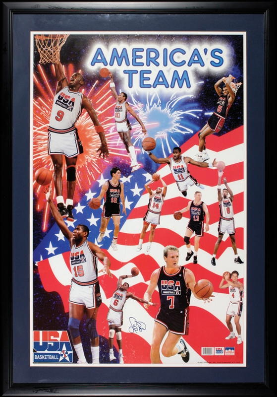 Lot 1232 Larry Bird Poster