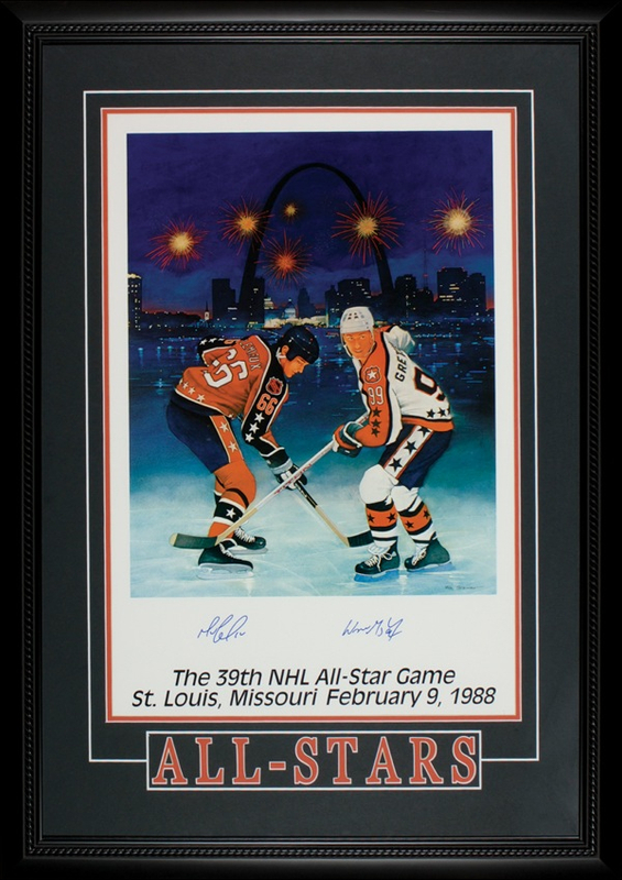 Lot 1372 Wayne Gretzky and Mario Lemieux Print