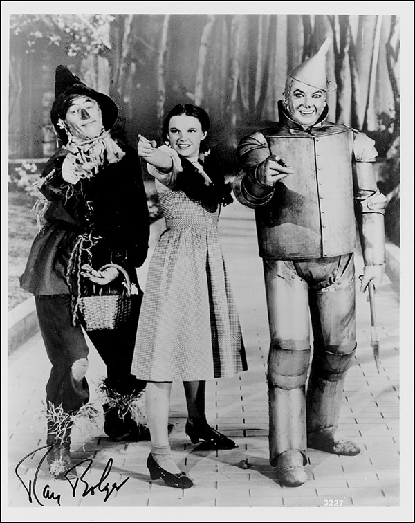 Lot 1148 Wizard of Oz: Bolger, Ray Signed Photograph