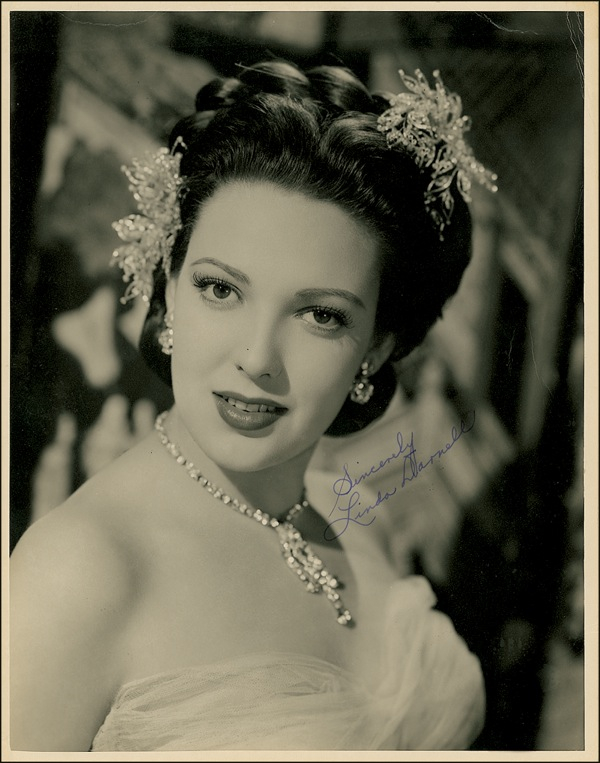 Lot 777 Linda Darnell Signed Photograph