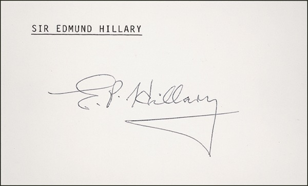 Lot 196 Edmund Hillary Group Lot