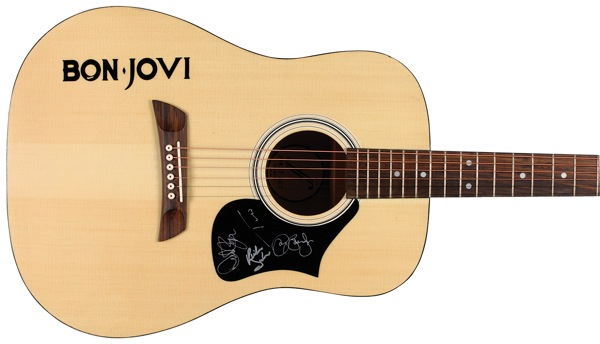 Lot 524 Bon Jovi Guitar