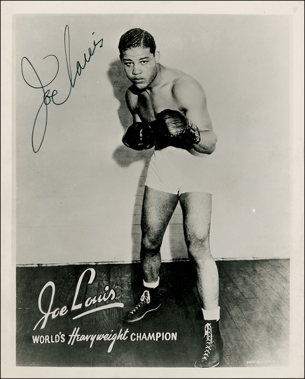 Lot 1426 Joe Louis Signed Photograph