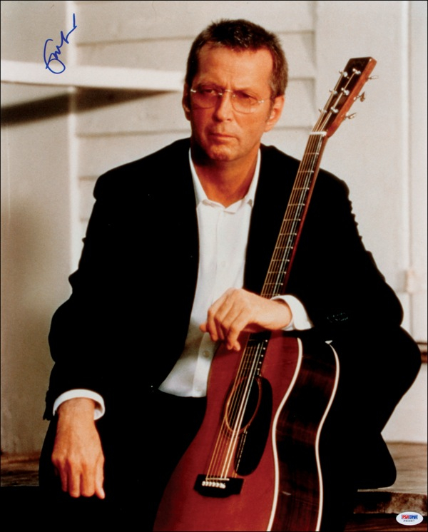 Lot 540 Eric Clapton Signed Photograph