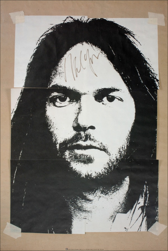 Lot 659 Neil Young Poster