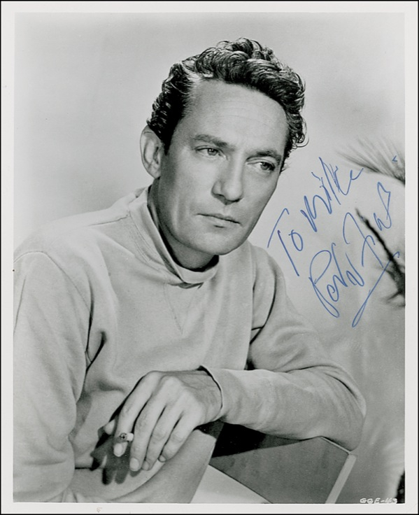 Lot 827 Peter Finch Signed Photograph