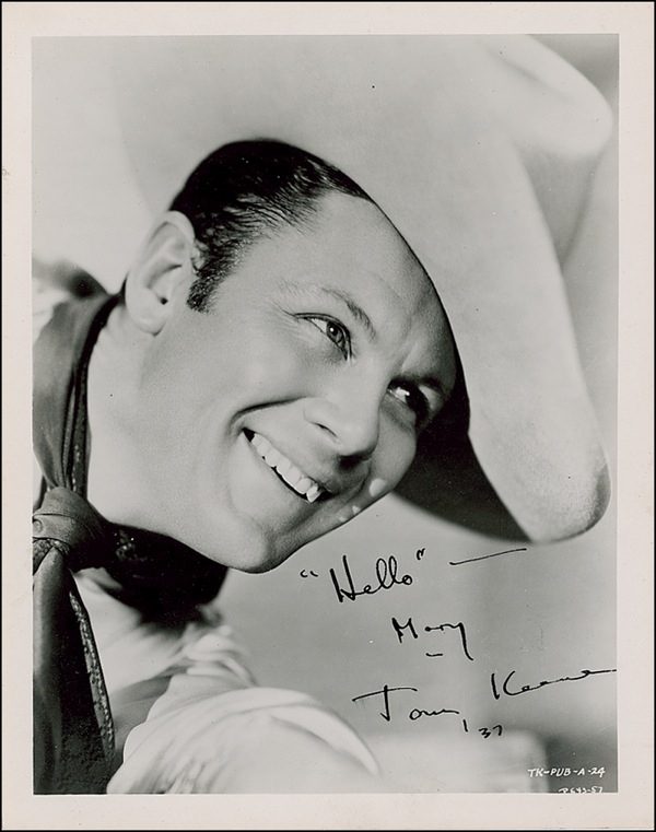 Lot 919 Tom Keene Signed Photograph
