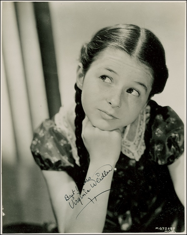 Lot 1130 Virginia Weidler Signed Photograph