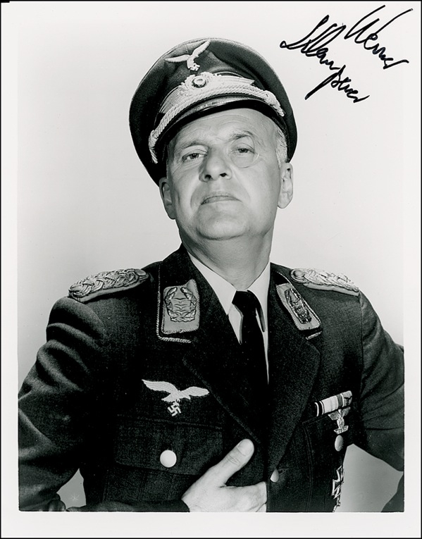 Lot 924 Werner Klemperer Signed Photograph