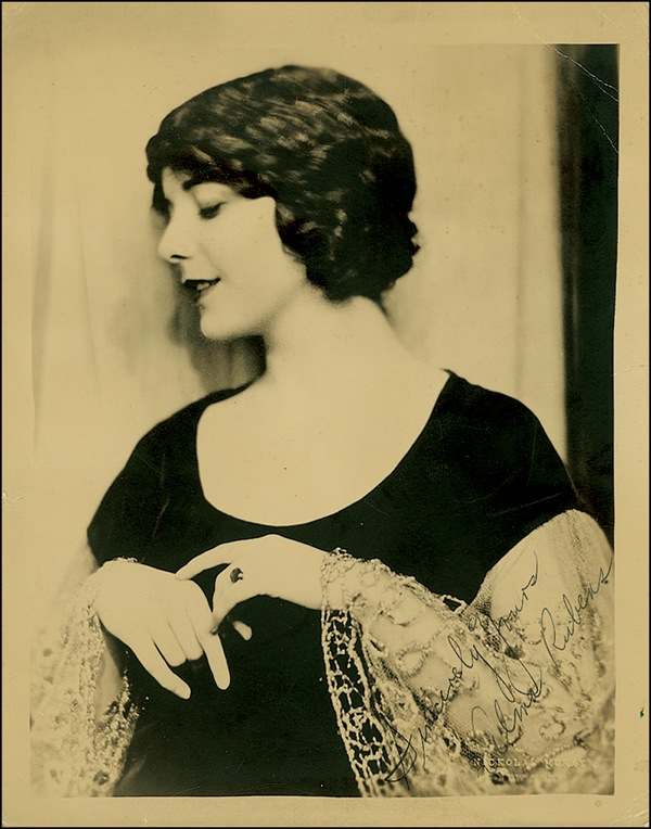 Lot 1055 Alma Rubens Signed Photograph
