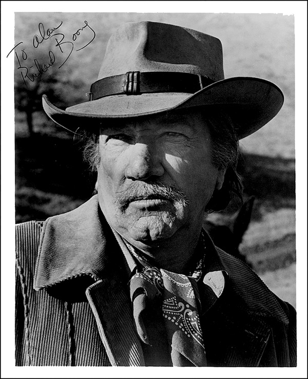 Lot 724 Richard Boone Signed Photograph