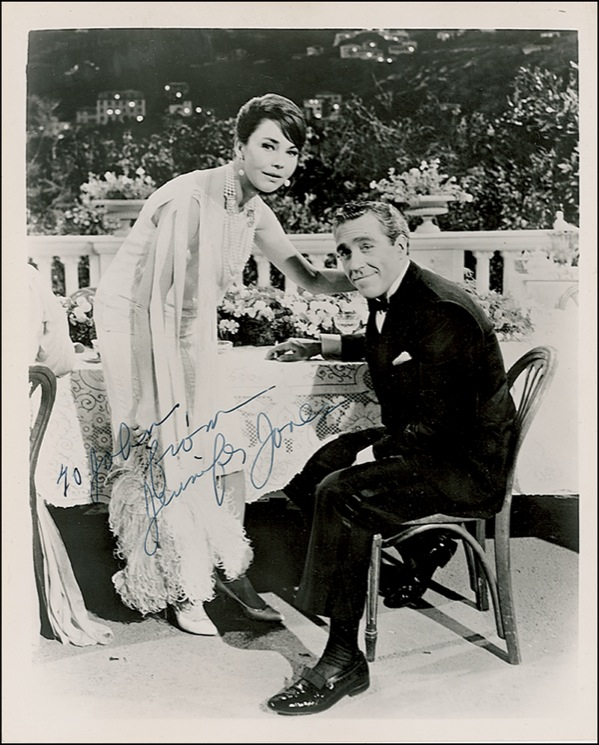 Lot 914 Jennifer Jones Signed Photograph