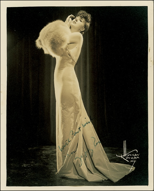 Lot 945 Gypsy Rose Lee Signed Photograph