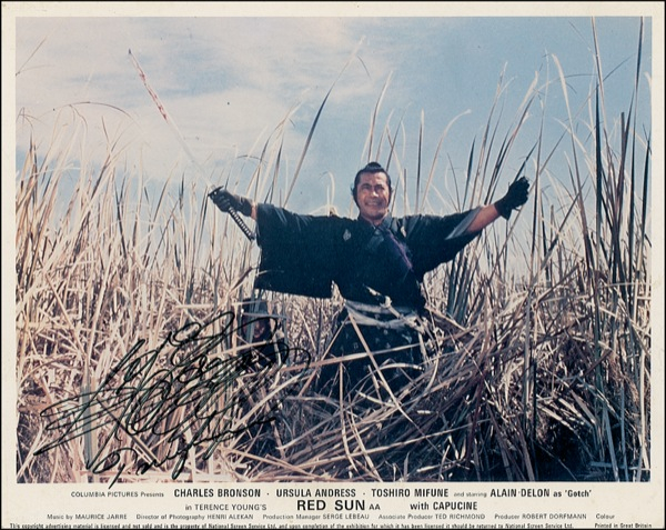 Lot 980 Toshiro Mifune Signed Photograph