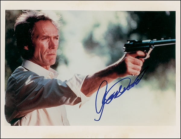 Lot 807 Clint Eastwood Signed Photograph