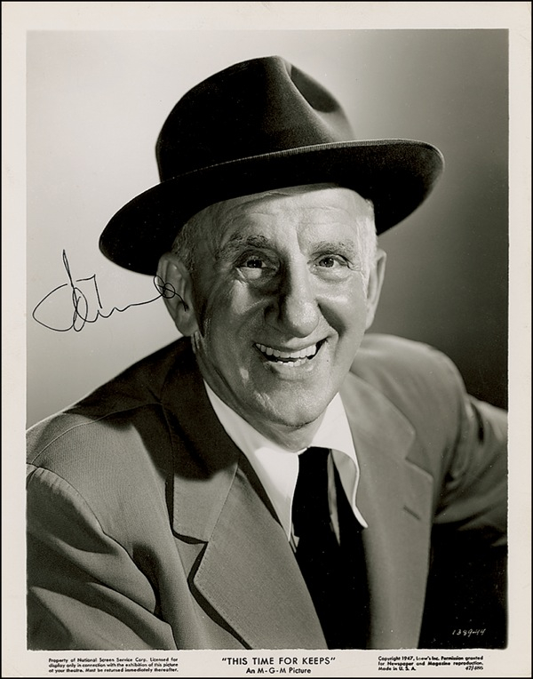 Lot 804 Jimmy Durante Signed Photograph