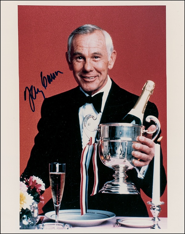 Lot 747 Johnny Carson Signed Photograph