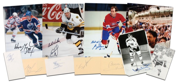 Lot 1387 Hockey Greats Group Lot