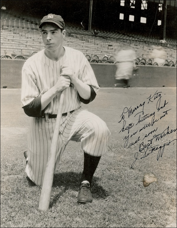 Lot 1317 Joe DiMaggio Signed Photograph