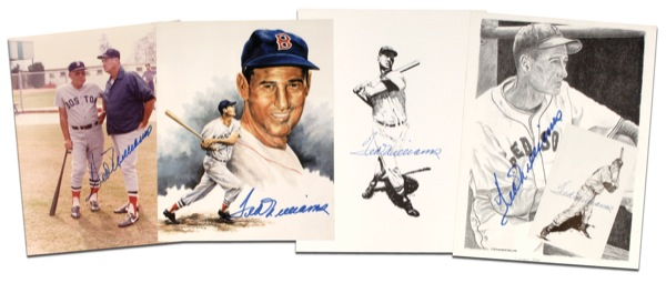 Lot 1567 Ted Williams Group Lot