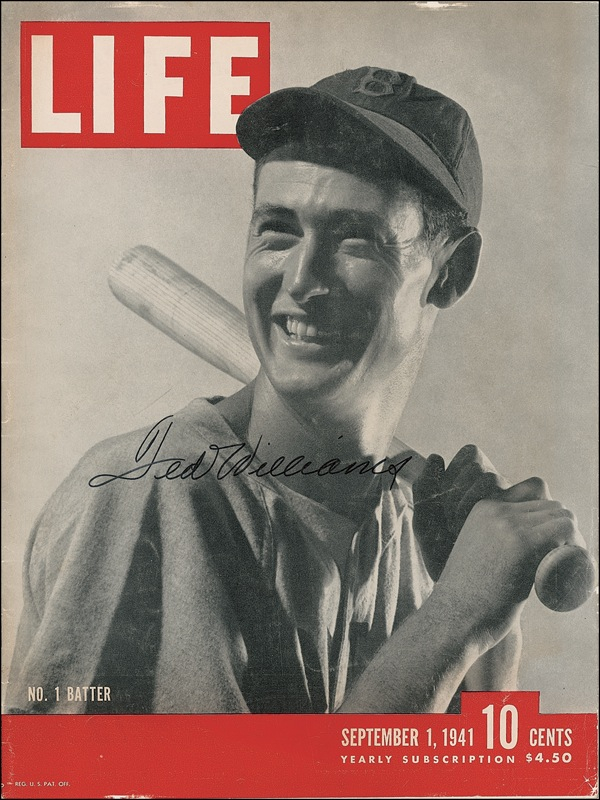 Lot 1568 Ted Williams Magazine