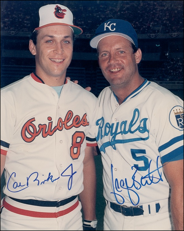 Lot 1504 Cal Ripken, Jr and George Brett Signed Photograph