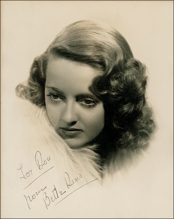 Lot 780 Bette Davis Signed Photograph