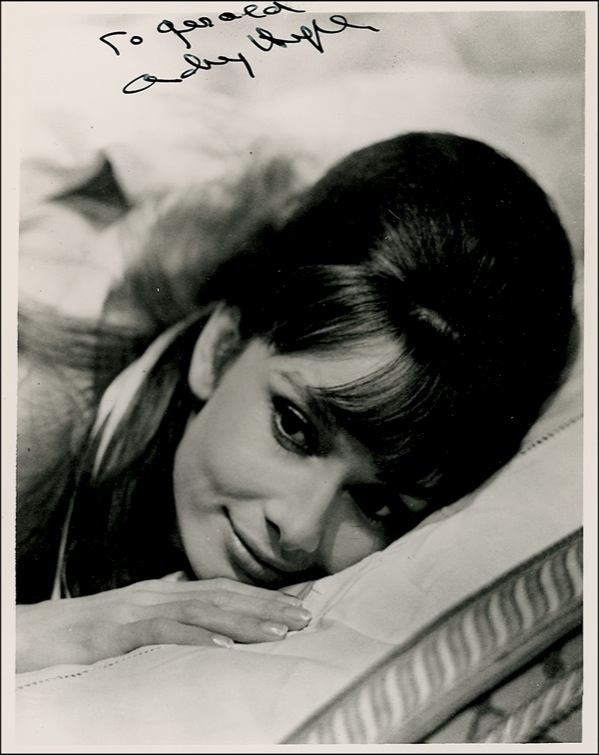 Lot 879 Audrey Hepburn Signed Photograph