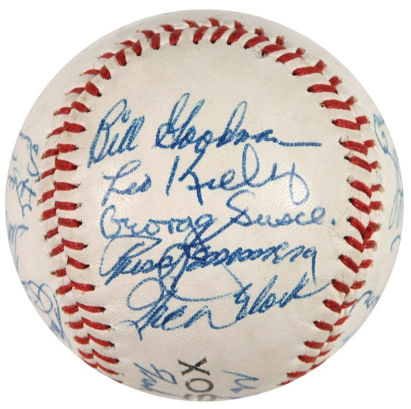 Lot 1170 Harry Agganis and the Boston Red Sox Baseball