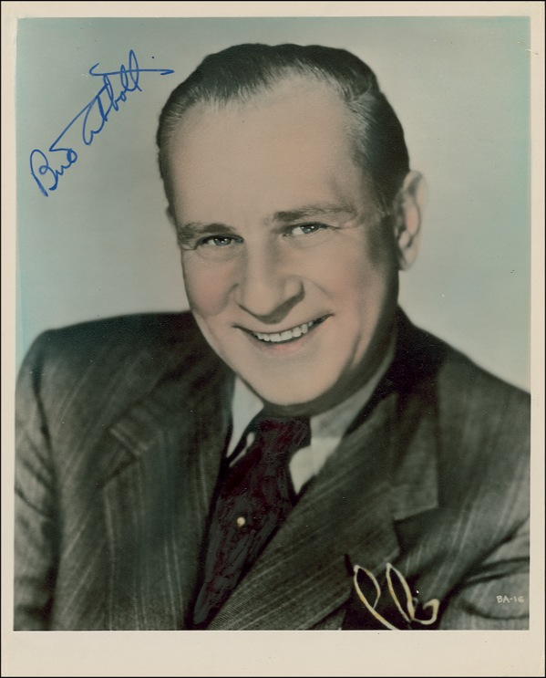 Lot 662 Bud Abbott Signed Photograph