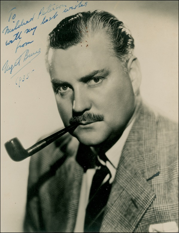Lot 732 Nigel Bruce Signed Photograph