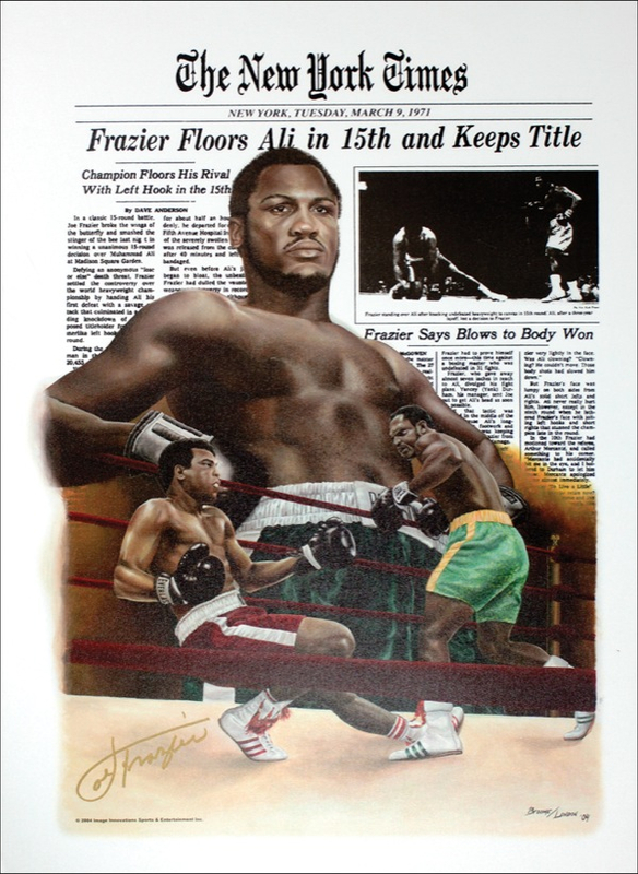 Lot 1357 Joe Frazier Giclee