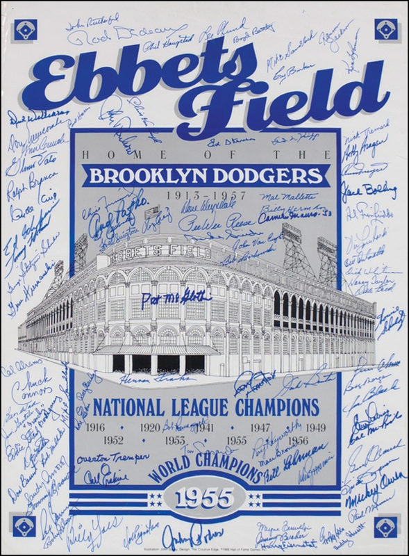 Lot 1270 Brooklyn Dodgers Poster