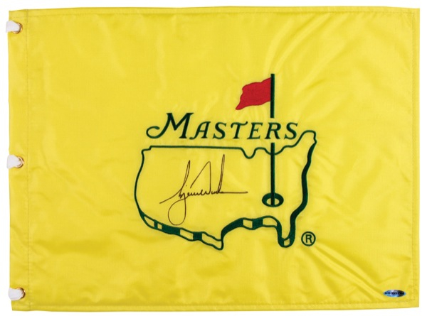 Lot 1579 Tiger Woods Golf Flag