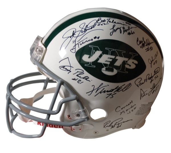 Lot 1470 NY Jets Football Helmet