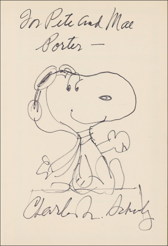 Lot 476 Charles Schulz: Snoopy?s ?pilot project?