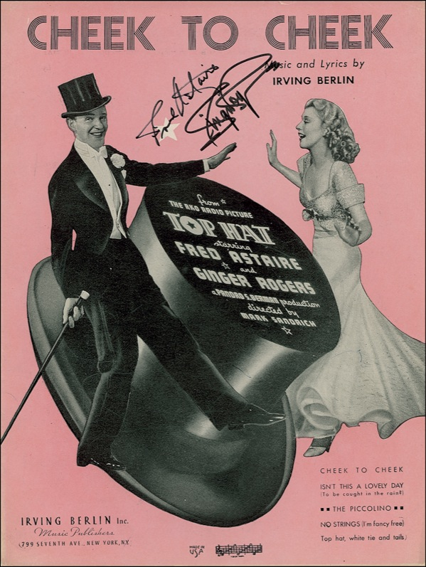 Lot 675 Fred Astaire and Ginger Rogers Sheet Music