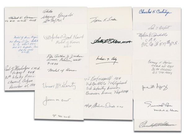 Lot 279 Medal of Honor Recipients Group Lot