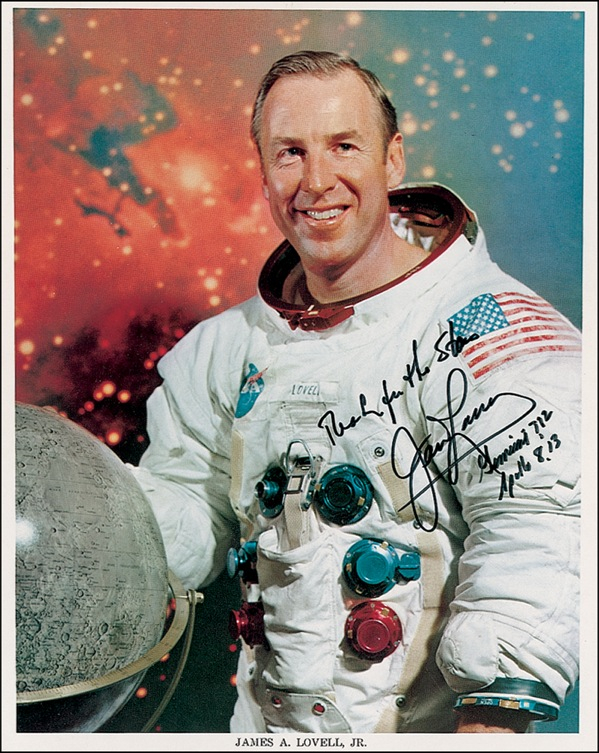 Lot 347 James Lovell Signed Photograph