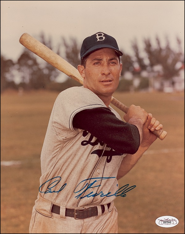 Lot 1359 Carl Furillo Signed Photograph
