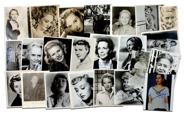 Lot 664 Academy Award Actresses Group Lot