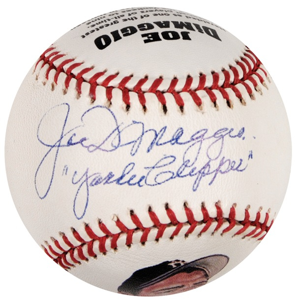 Lot 1320 Joe DiMaggio Baseball
