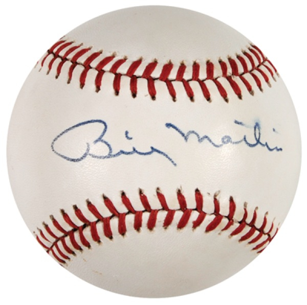 Lot 1450 Billy Martin Baseball