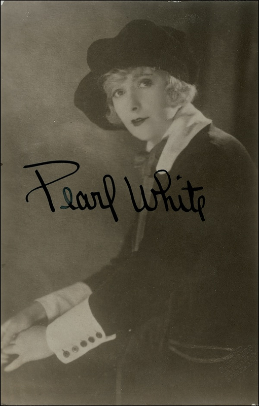 Lot 1142 Pearl White Signed Photograph