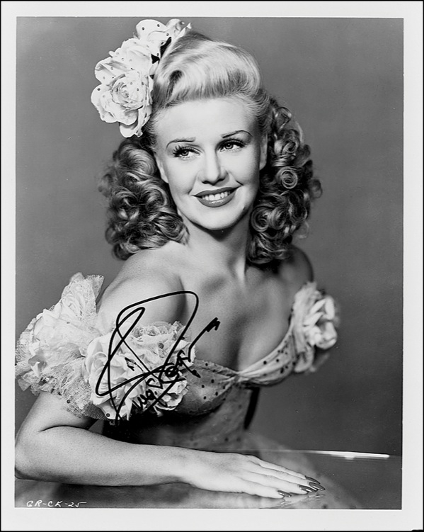 Lot 1051 Ginger Rogers Signed Photograph