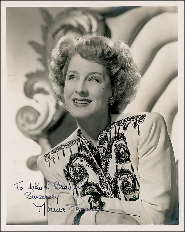 Lot 1067 Norma Shearer Signed Photograph